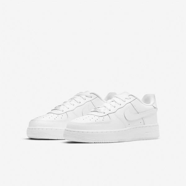 Kids' Nike Air Force 1 LE Older Sneakers White | NK073AIZ