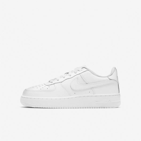 Kids\' Nike Air Force 1 LE Older Sneakers White | NK073AIZ