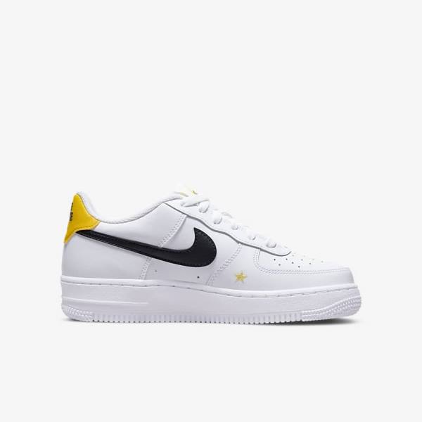 Kids' Nike Air Force 1 LV8 Older Sneakers White / Black | NK286XFK