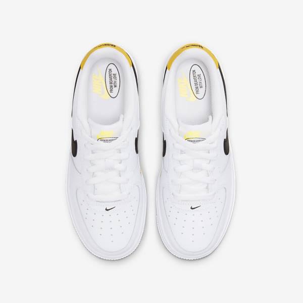 Kids' Nike Air Force 1 LV8 Older Sneakers White / Black | NK286XFK