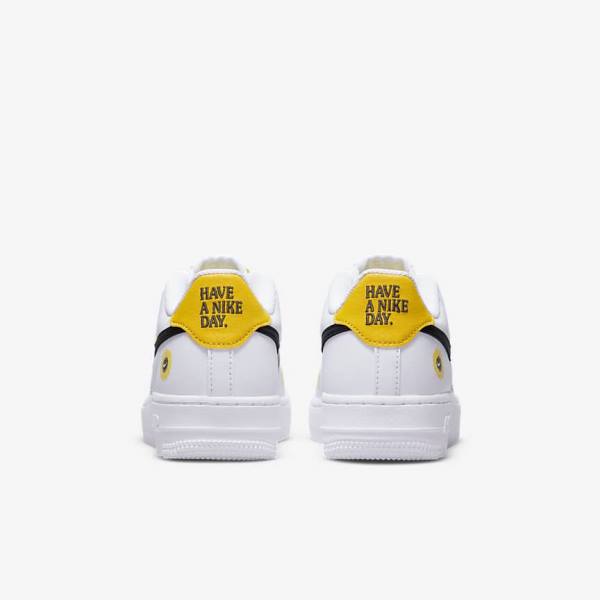 Kids' Nike Air Force 1 LV8 Older Sneakers White / Black | NK286XFK