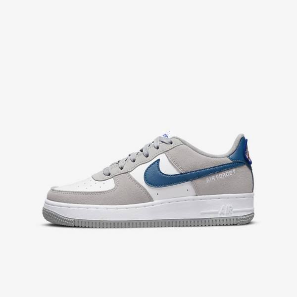 Kids\' Nike Air Force 1 LV8 Older Sneakers Light Grey / White / Light Grey | NK538ADK