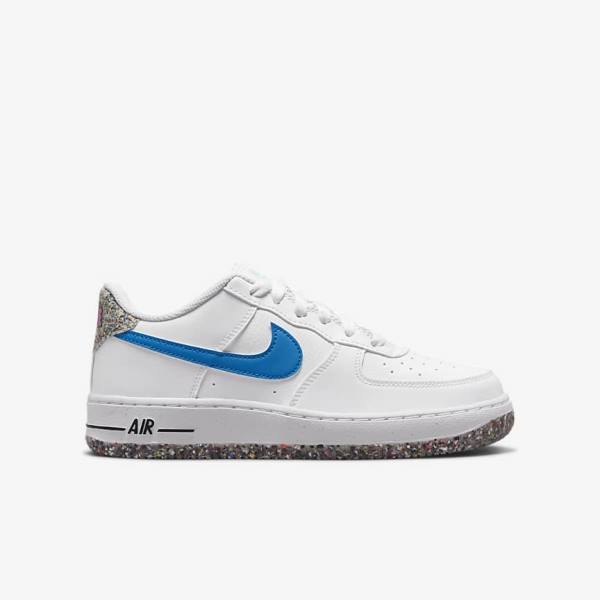 Kids' Nike Air Force 1 LV8 Older Sneakers White / Mint / Pink / Light Blue | NK596ISD