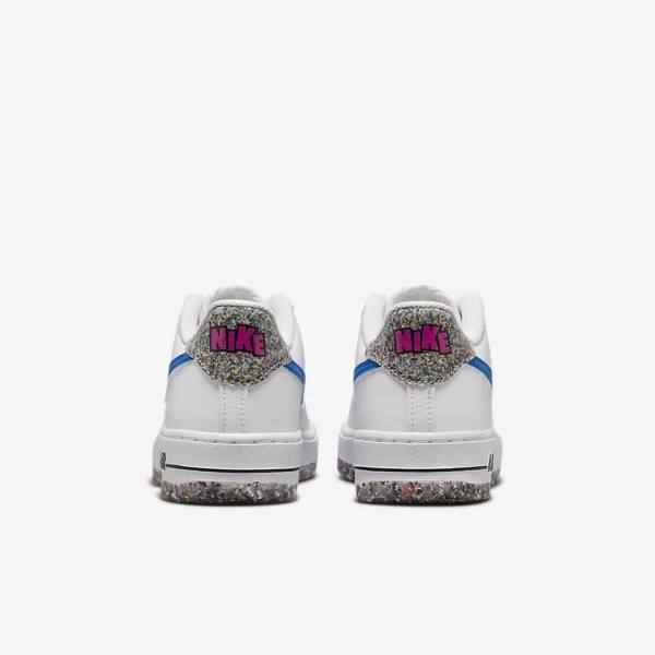 Kids' Nike Air Force 1 LV8 Older Sneakers White / Mint / Pink / Light Blue | NK596ISD