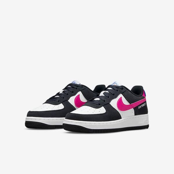 Kids' Nike Air Force 1 LV8 Older Sneakers White / Pink | NK726TZV