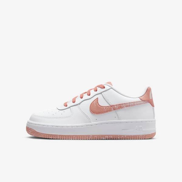 Kids\' Nike Air Force 1 LV8 Older Sneakers White / Light | NK759AZW