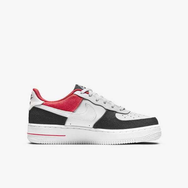 Kids' Nike Air Force 1 LV8 Older Sneakers White / Navy / Red / White | NK827QWE