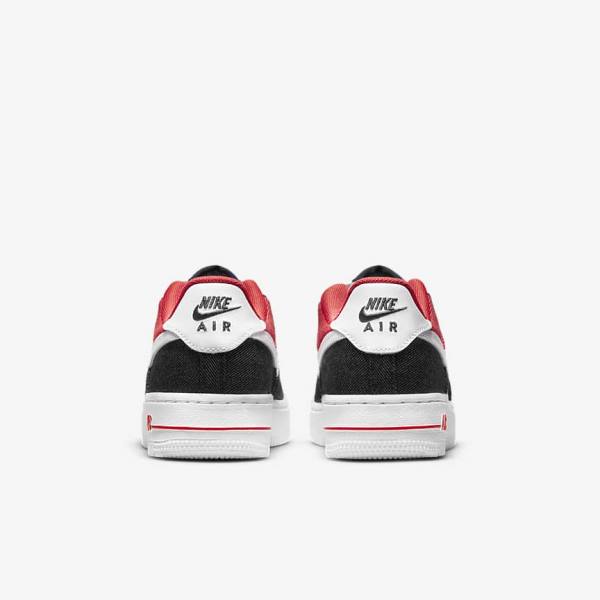 Kids' Nike Air Force 1 LV8 Older Sneakers White / Navy / Red / White | NK827QWE