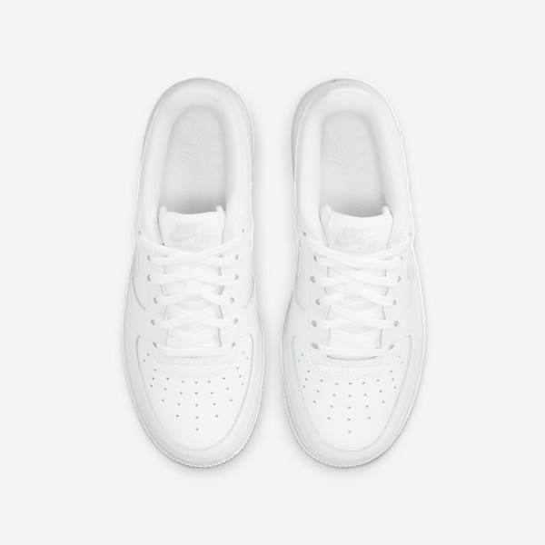 Kids' Nike Air Force 1 Older Sneakers White | NK304FUB