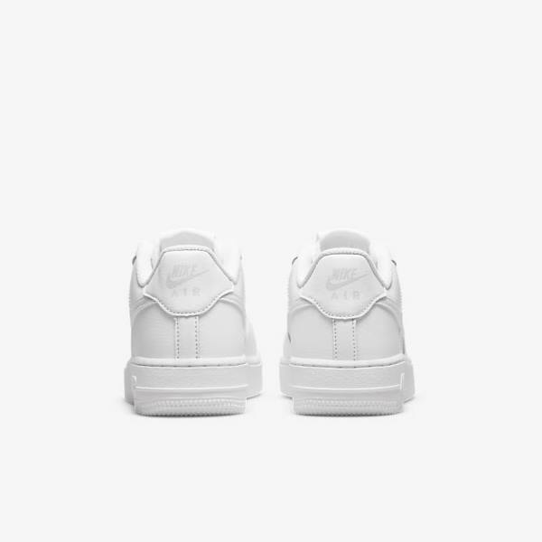 Kids' Nike Air Force 1 Older Sneakers White | NK304FUB