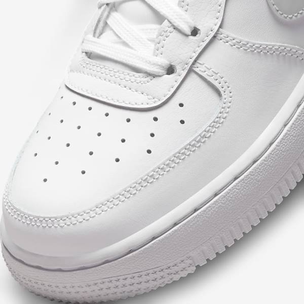 Kids' Nike Air Force 1 Older Sneakers White | NK304FUB