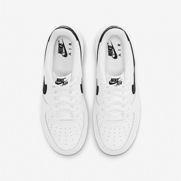 Kids' Nike Air Force 1 Older Sneakers White / Black | NK736GEJ