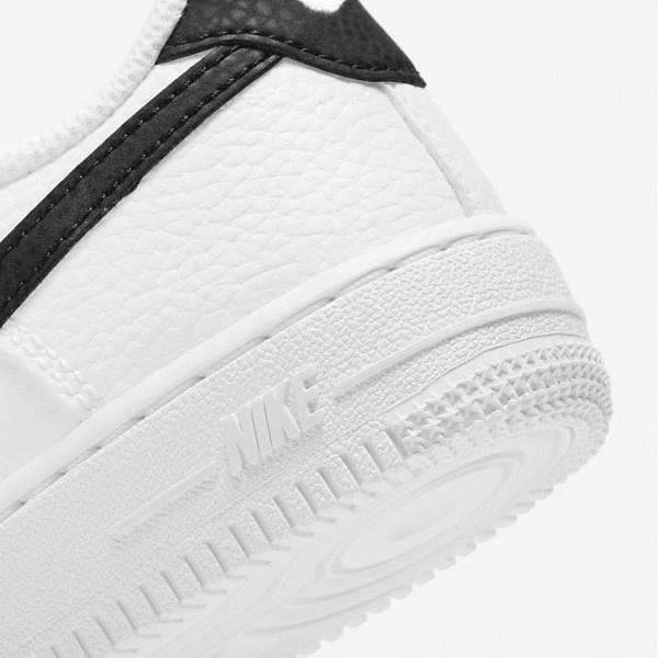 Kids' Nike Air Force 1 Older Sneakers White / Black | NK736GEJ