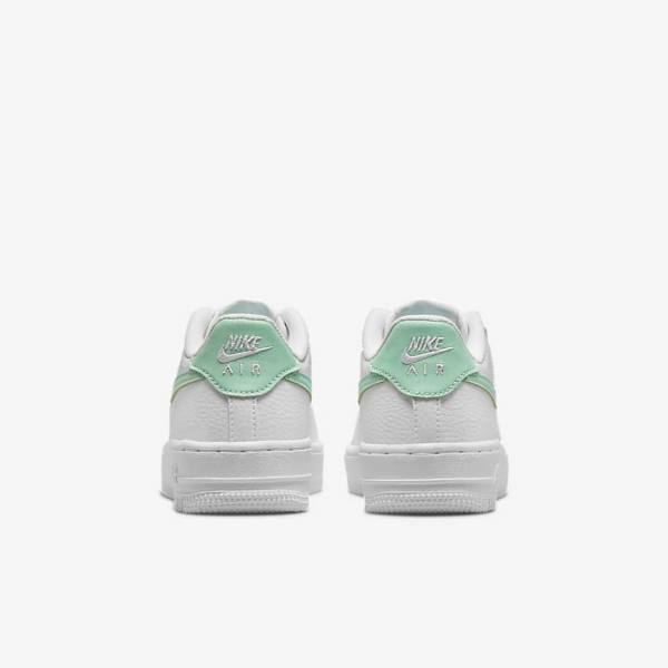 Kids' Nike Air Force 1 Older Sneakers White / Mint | NK958JHC