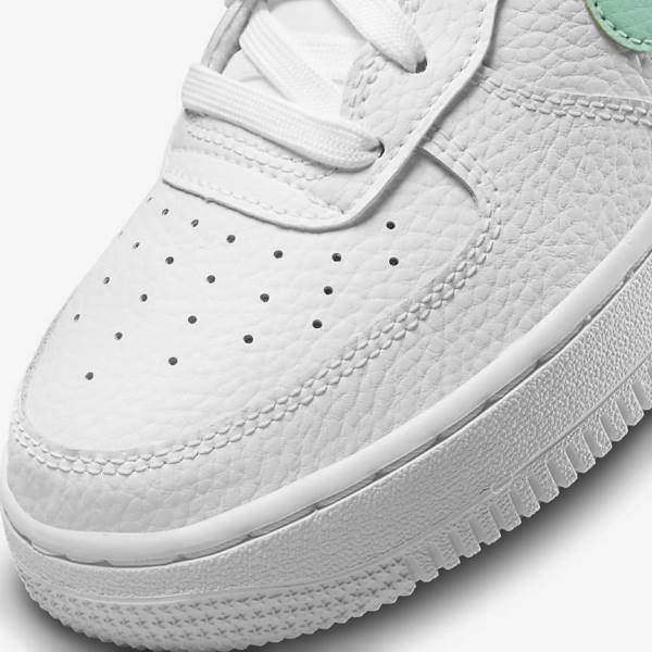 Kids' Nike Air Force 1 Older Sneakers White / Mint | NK958JHC