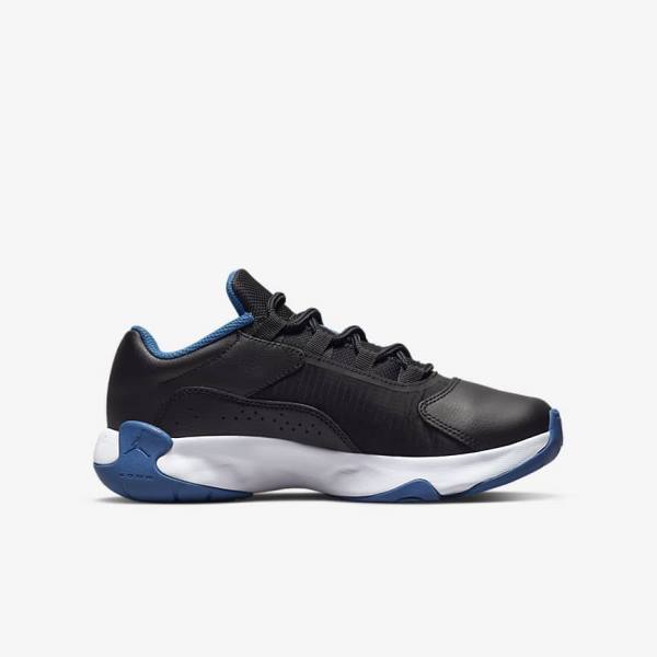 Kids' Nike Air Jordan 11 CMFT Low Older Sneakers Black / Dark Blue / White | NK358HXW