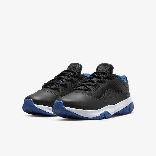 Kids' Nike Air Jordan 11 CMFT Low Older Sneakers Black / Dark Blue / White | NK358HXW