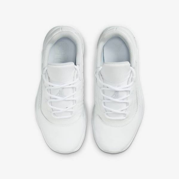 Kids' Nike Air Jordan 11 CMFT Low Older Sneakers White / Platinum | NK681QHW