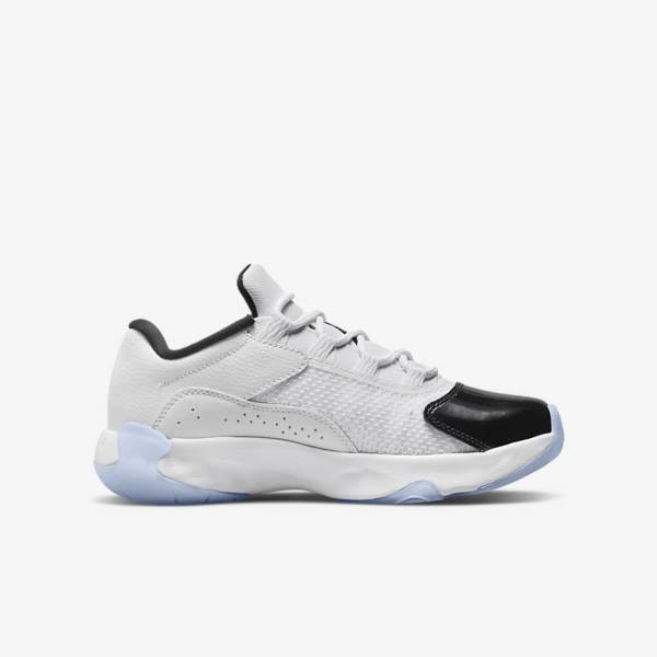 Kids' Nike Air Jordan 11 CMFT Low Older Sneakers White / Black | NK695EJO