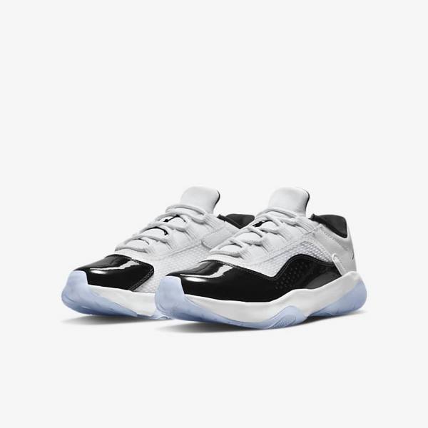 Kids' Nike Air Jordan 11 CMFT Low Older Sneakers White / Black | NK695EJO