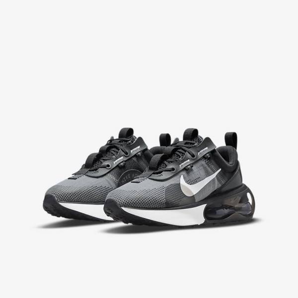 Kids' Nike Air Max 2021 Older Sneakers Black / Grey / White | NK187RPJ