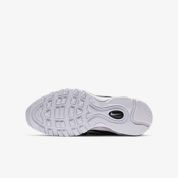 Kids' Nike Air Max 97 Older Sneakers Black / White | NK218PZR