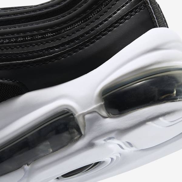 Kids' Nike Air Max 97 Older Sneakers Black / White | NK218PZR