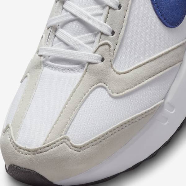 Kids' Nike Air Max Dawn Older Sneakers White / Light Beige / Black / Royal | NK642NPB