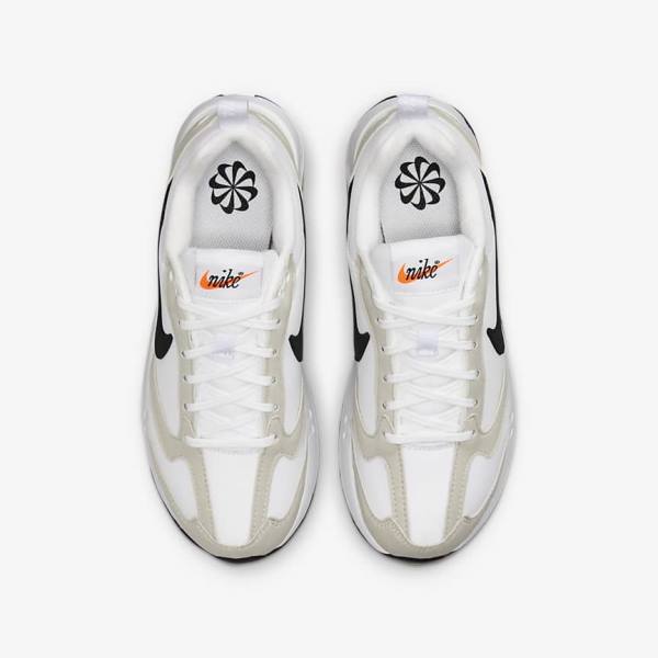 Kids' Nike Air Max Dawn Older Sneakers White / Light Beige / Black | NK819MBV