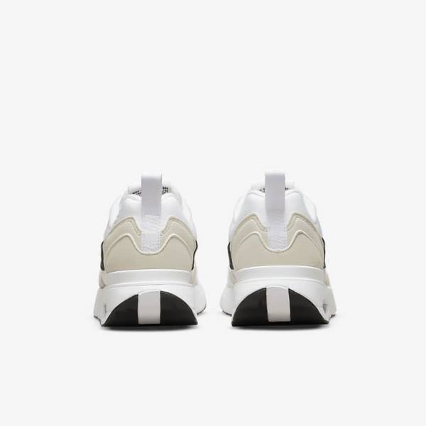 Kids' Nike Air Max Dawn Older Sneakers White / Light Beige / Black | NK819MBV