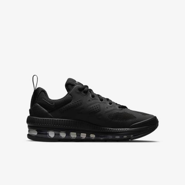 Kids' Nike Air Max Genome Older Sneakers Black / Dark Grey | NK643ZXE