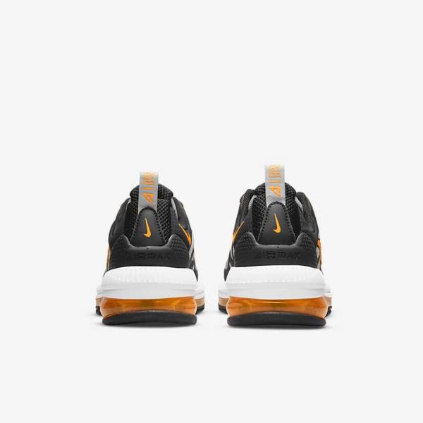 Kids' Nike Air Max Genome Older Sneakers Black / Grey / White / Orange | NK976UIG