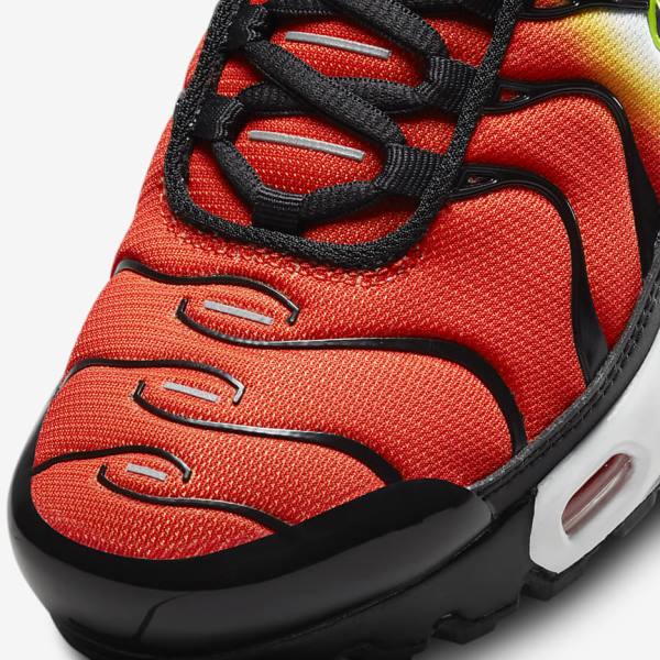 Kids' Nike Air Max Plus Older Sneakers Orange / Gold / Black | NK956JCO