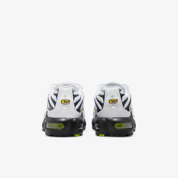 Kids' Nike Air Max Plus Older Sneakers White / Grey / Blue | NK024PNU