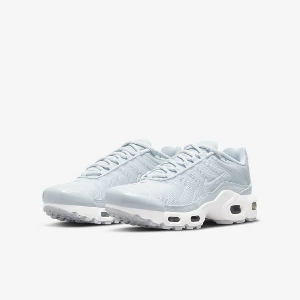 Kids' Nike Air Max Plus Older Sneakers White | NK874PGL