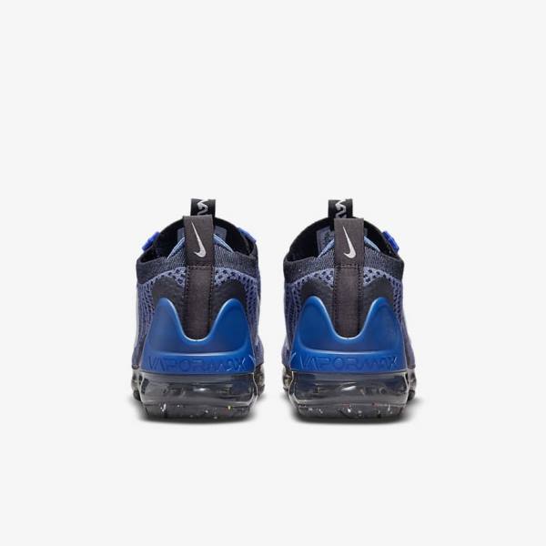 Kids' Nike Air VaporMax 2021 FK Older Sneakers Royal / White / Dark Grey / Black | NK538OUF