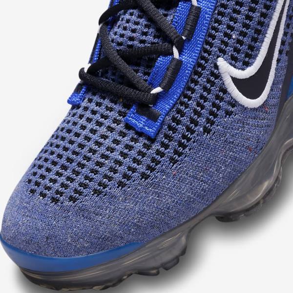 Kids' Nike Air VaporMax 2021 FK Older Sneakers Royal / White / Dark Grey / Black | NK538OUF