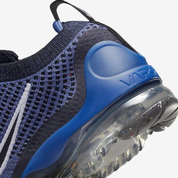 Kids' Nike Air VaporMax 2021 FK Older Sneakers Royal / White / Dark Grey / Black | NK538OUF