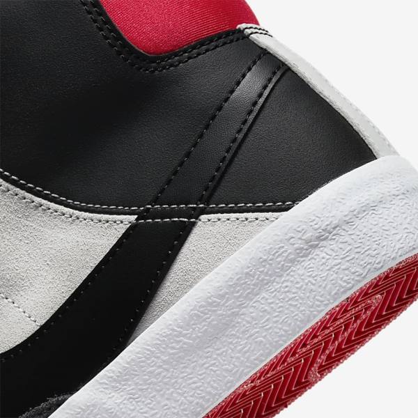 Kids' Nike Blazer Mid 77 SE Dance Older Sneakers White / Red / Light Grey / Black | NK862YUO