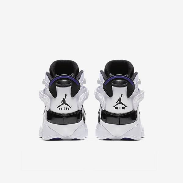 Kids' Nike Jordan 6 Rings Older Sneakers White / Black | NK426XVY