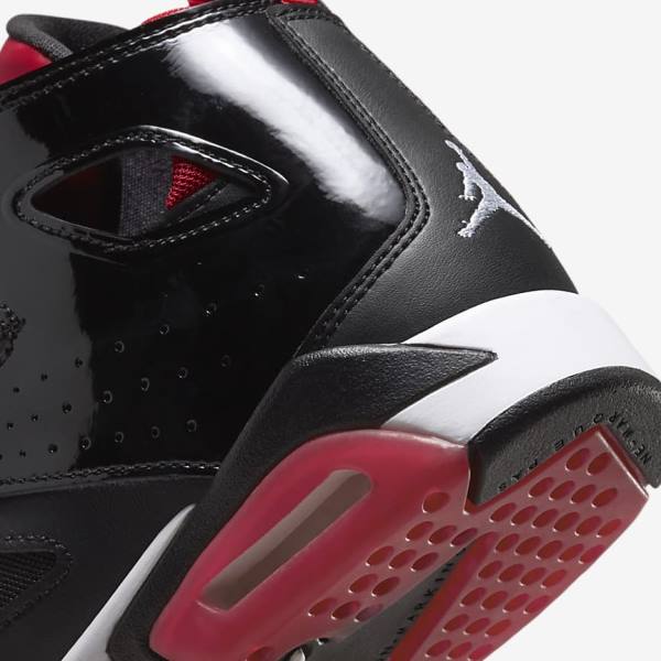 Kids' Nike Jordan Flight Club 91 Older Sneakers Black / Red / White | NK924OZS