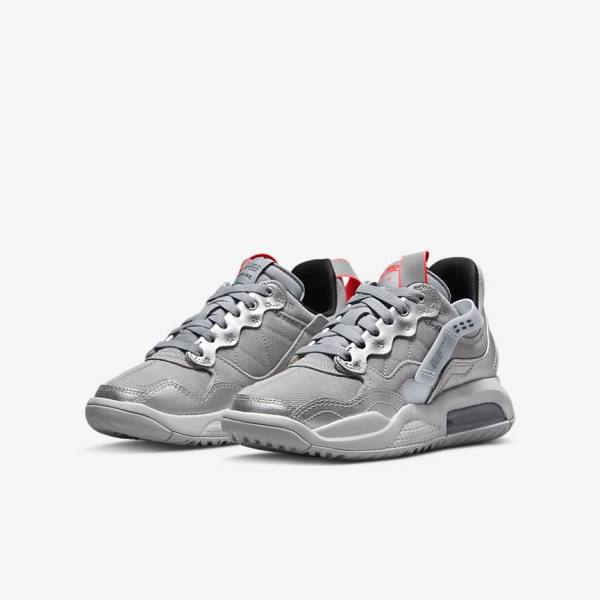 Kids' Nike Jordan MA2 Older Sneakers Grey / Metal Silver / Platinum / Black | NK327UGY