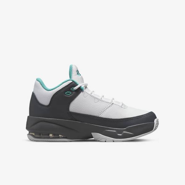 Kids' Nike Jordan Max Aura 3 Older Sneakers White / Grey / Turquoise | NK913UTQ