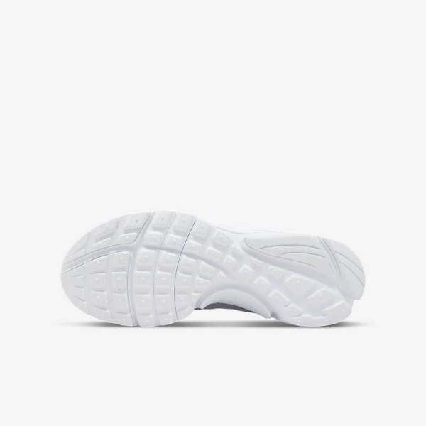 Kids' Nike Presto Older Sneakers White / Platinum / White | NK653CXO