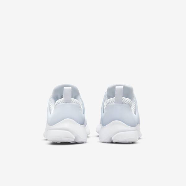 Kids' Nike Presto Older Sneakers White / Platinum / White | NK653CXO