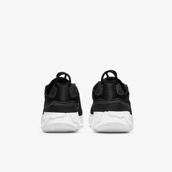 Kids' Nike React Live Older Sneakers Black / Dark Grey / White | NK067REP