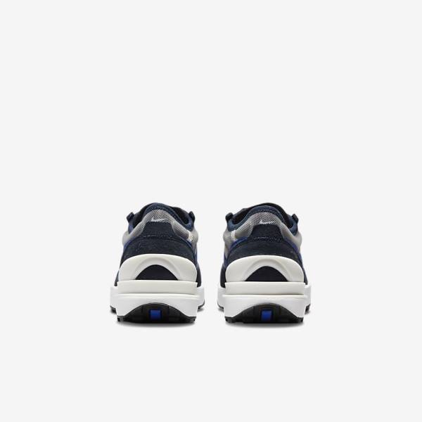 Kids' Nike Waffle One Older Sneakers Dark Obsidian / Black / Royal | NK507IFP