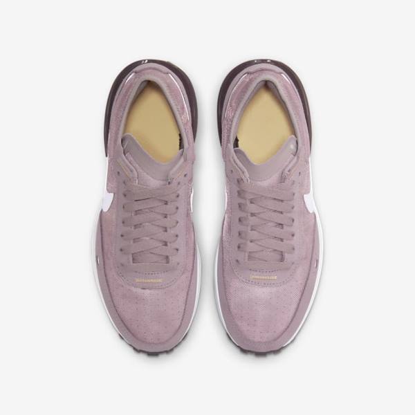 Kids' Nike Waffle One Older Sneakers Pink / Light Purple / White | NK580TSI