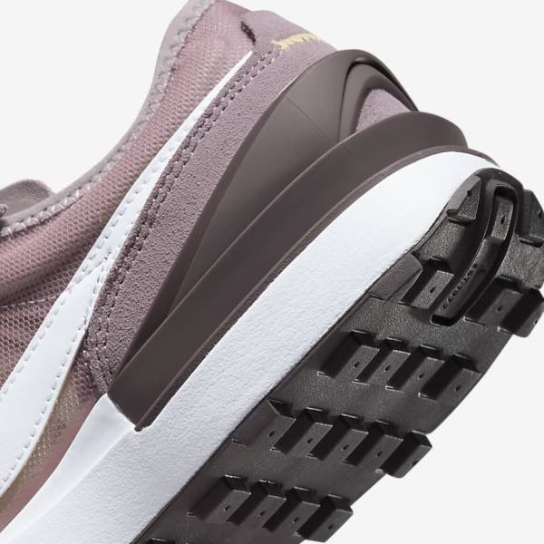 Kids' Nike Waffle One Older Sneakers Pink / Light Purple / White | NK580TSI