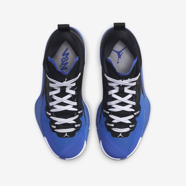 Kids' Nike Zion 1 Older Sneakers Black / Royal / White | NK913IXW